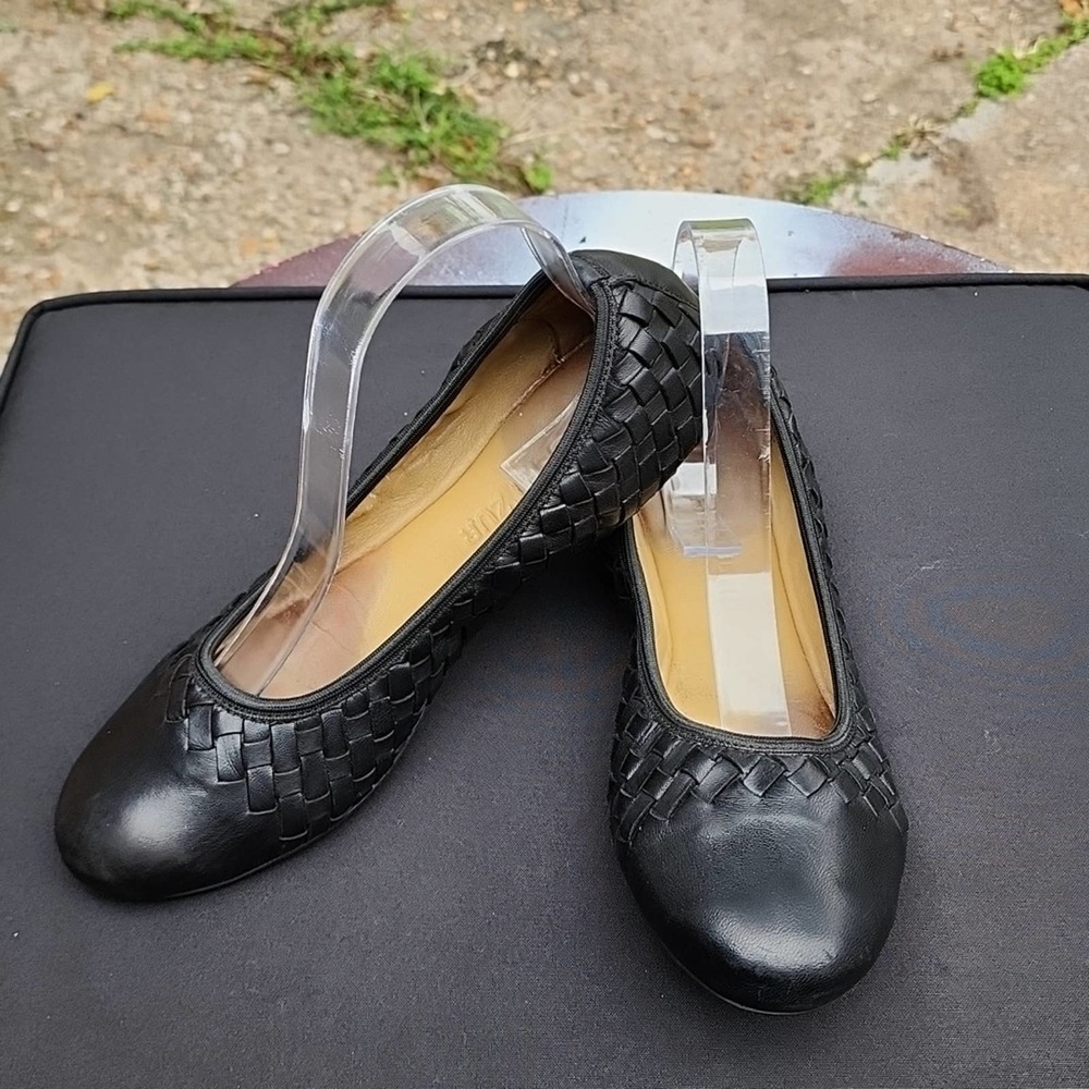 ROBERT ZUR LEATHER WOVEN CUTE  FLATS SIZE 40 IN GUC - Picture 14 of 16